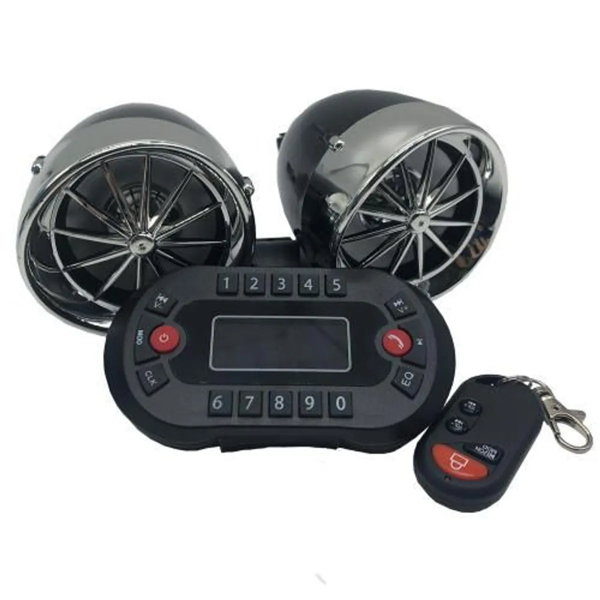 SEISA - Parlante bluetooth para moto color negro YY-731 Élegans
