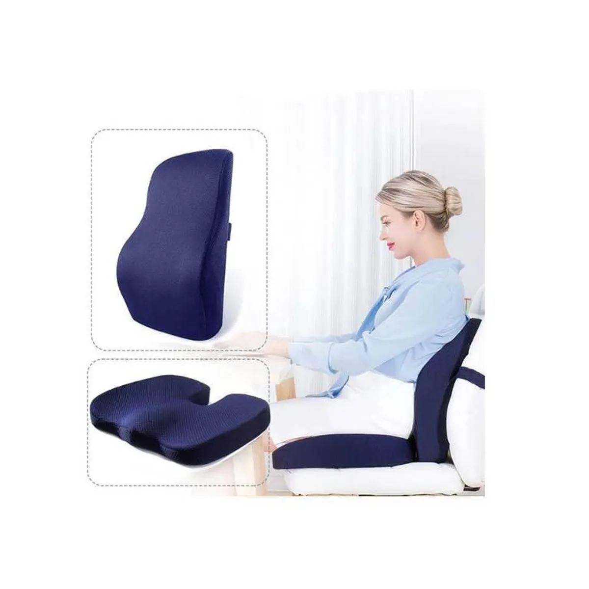 OEM - SILLA DE RUEDAS DE ACERO CROMADO  COJIN ORTOPEDICO