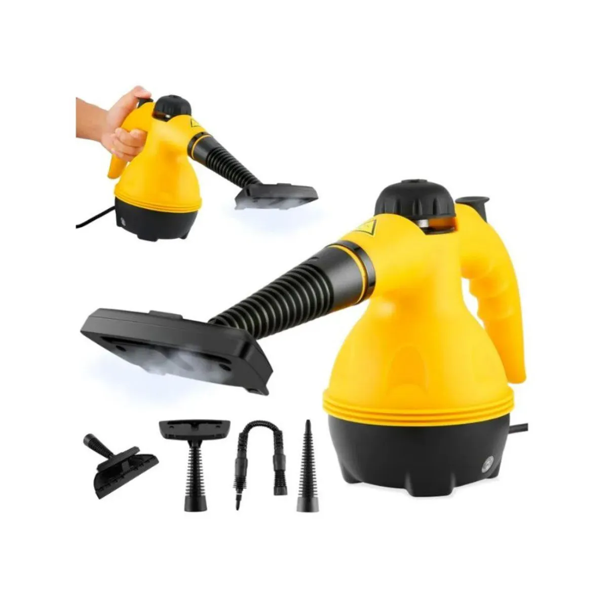 GENERICO - Limpiador a Vapor 4 en 1 Multiuso (Hogar, Autos, Pisos)