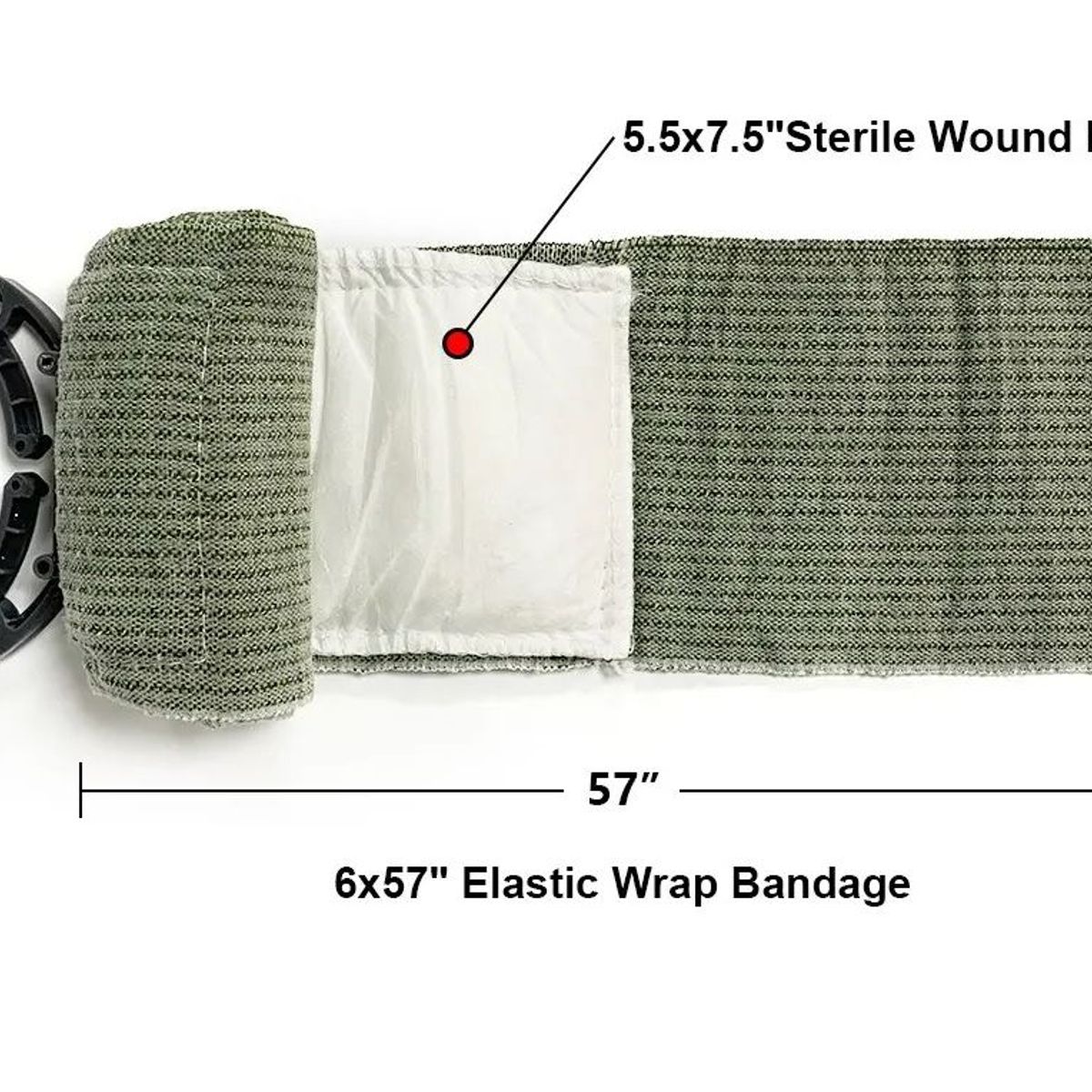 GENERICO - Vendaje  hemostático para IFAK  primeros  auxilios 6 pulgadas