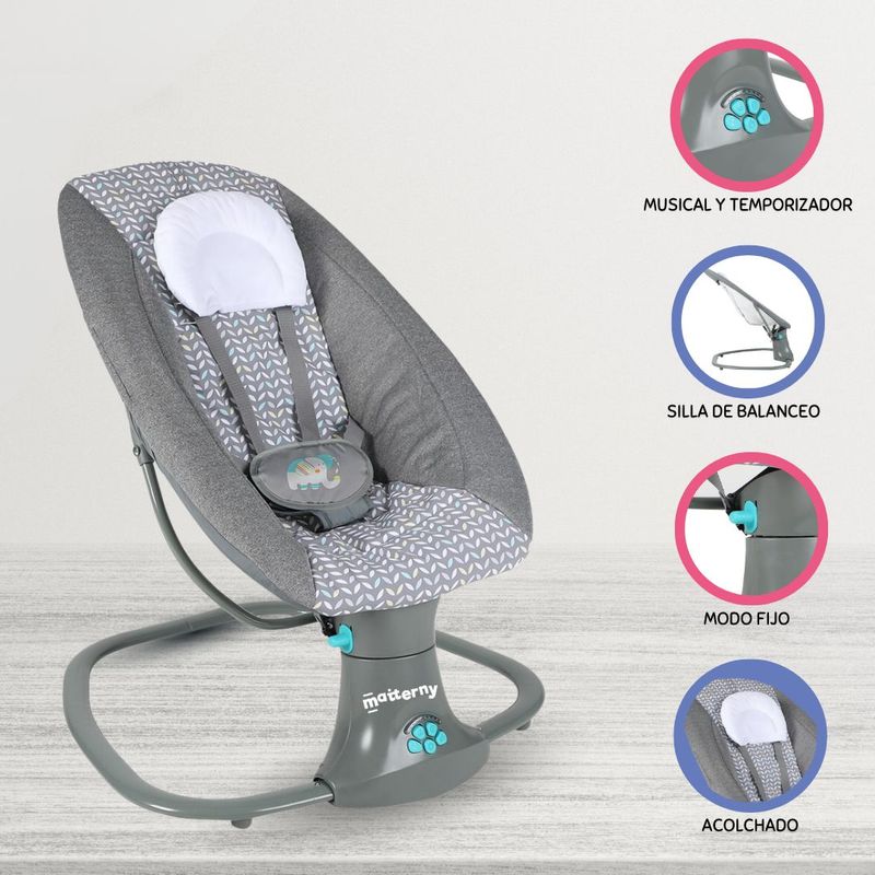 INFANTI - Silla Nido 3 en 1 INFANTI «DELUXE» Gray