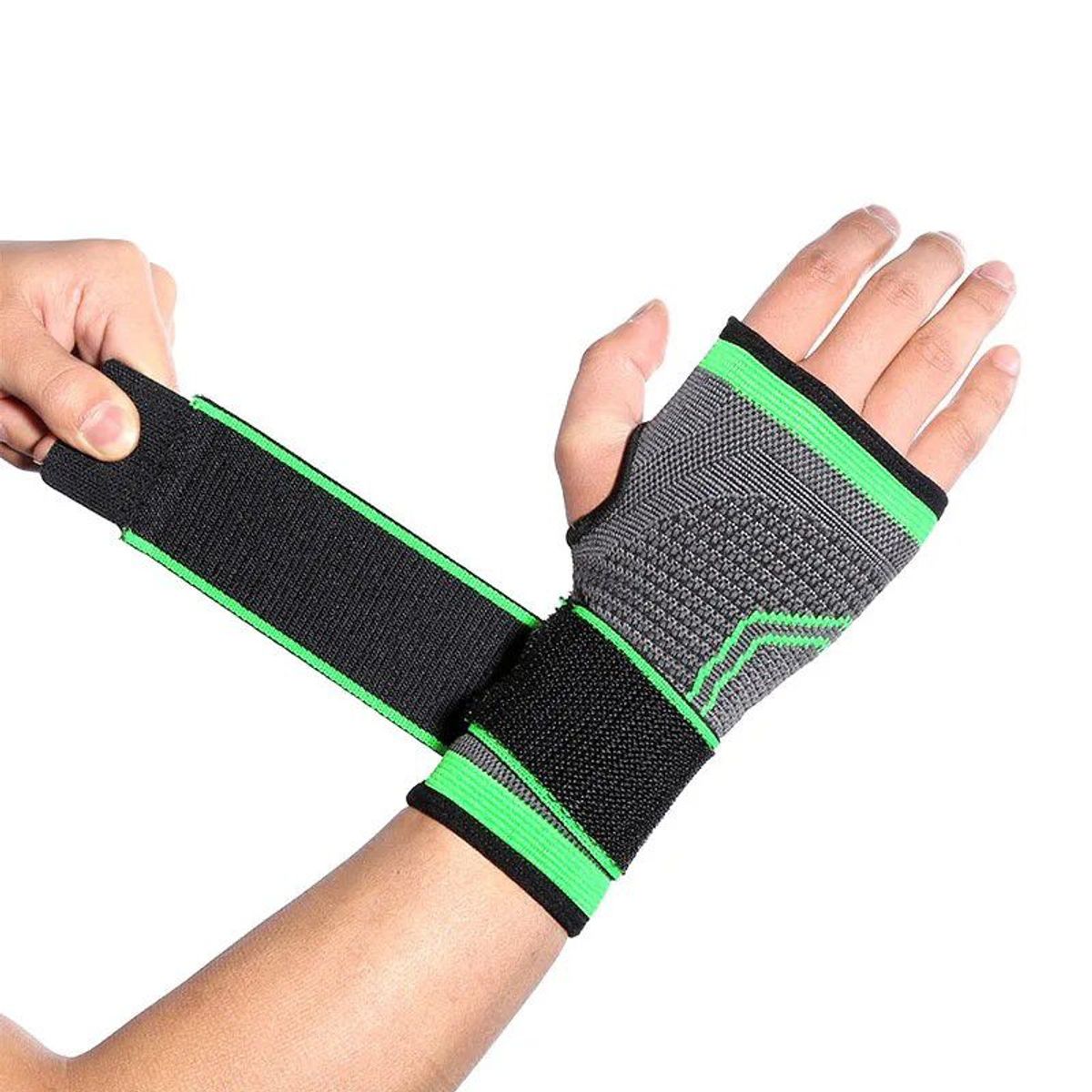 GENERICO - Soporte Muñeca Muñequera De Pesas Vendas Guantes