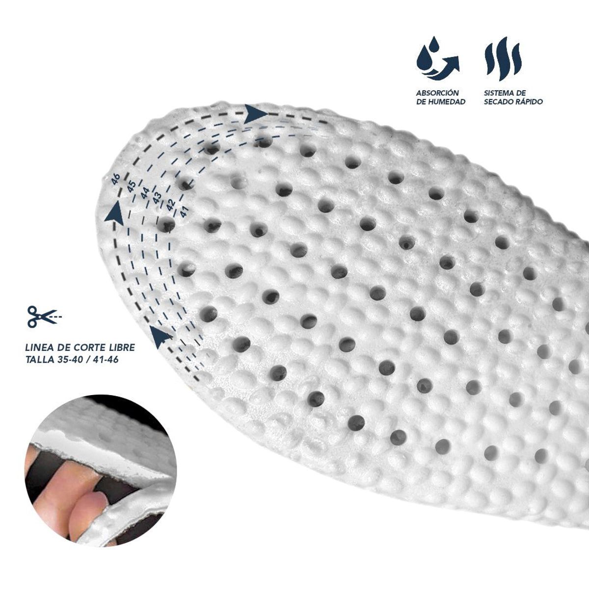 CLEAN LAB - Plantillas Premium - Maxima amortiguación en cada paso