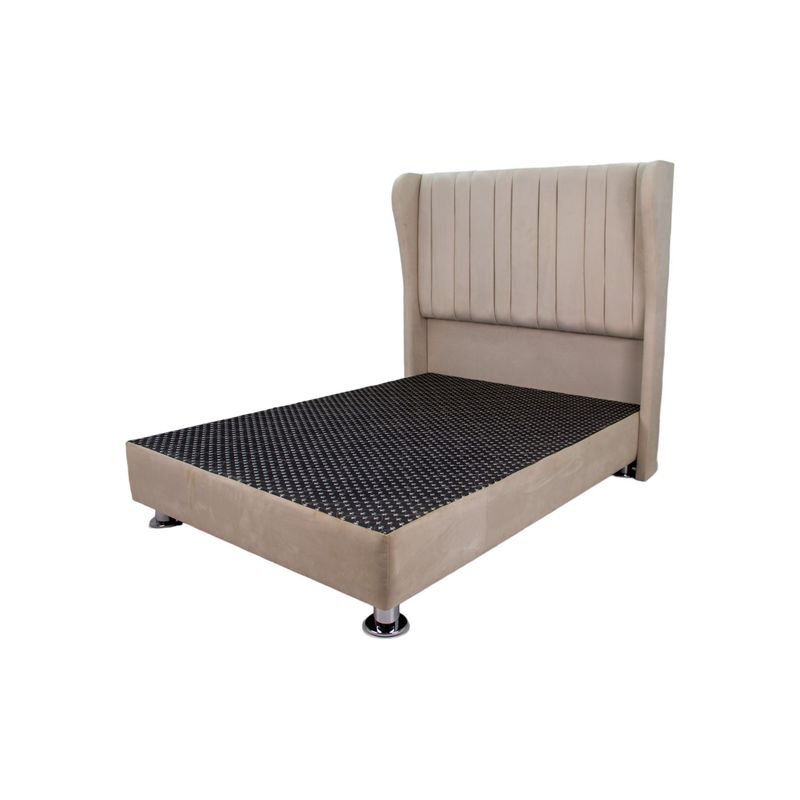 MUEBLES MACRUMO - Cama 2 Plz Barcelona Beige Antifluido en "P" Muebles Macrumo