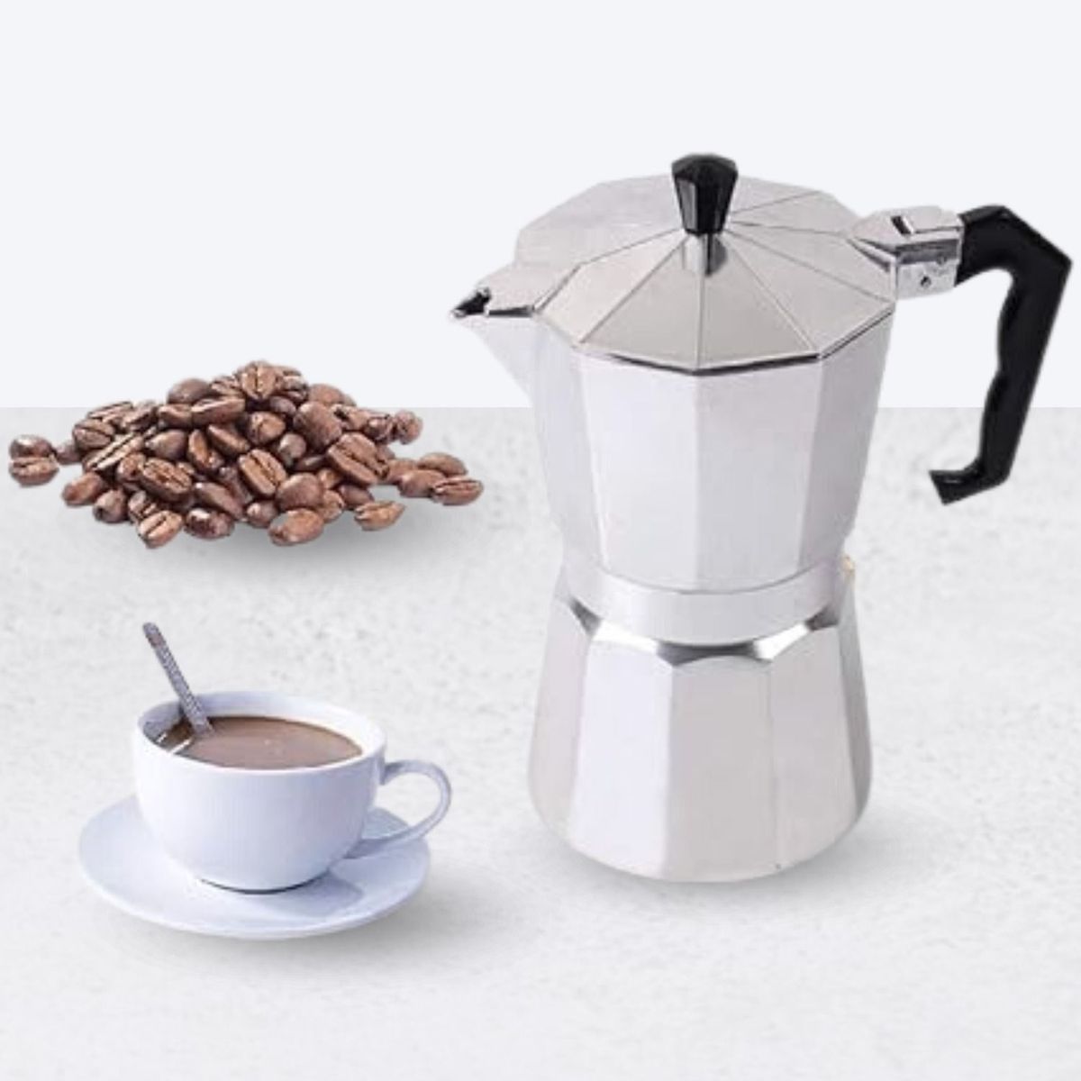 GENERICO - Cafetera Italiana Alum P-12 Tz