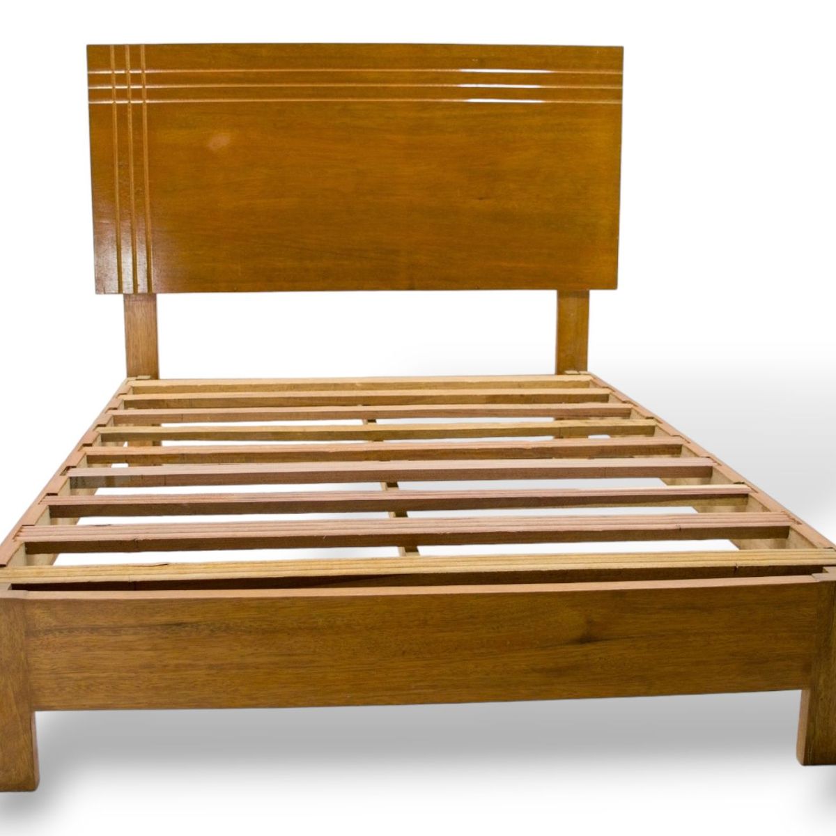 MUEBLES MACRUMO - Cama de madera Tornillo modelo Lima de 1.5 Plz