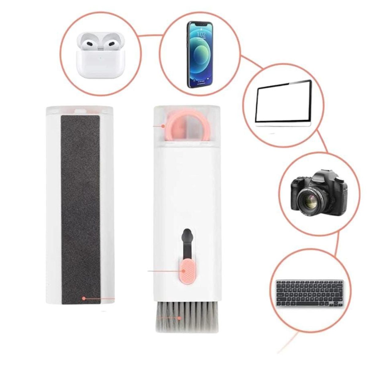 GENERICO - Kit de Limpieza para Laptop 7 en 1