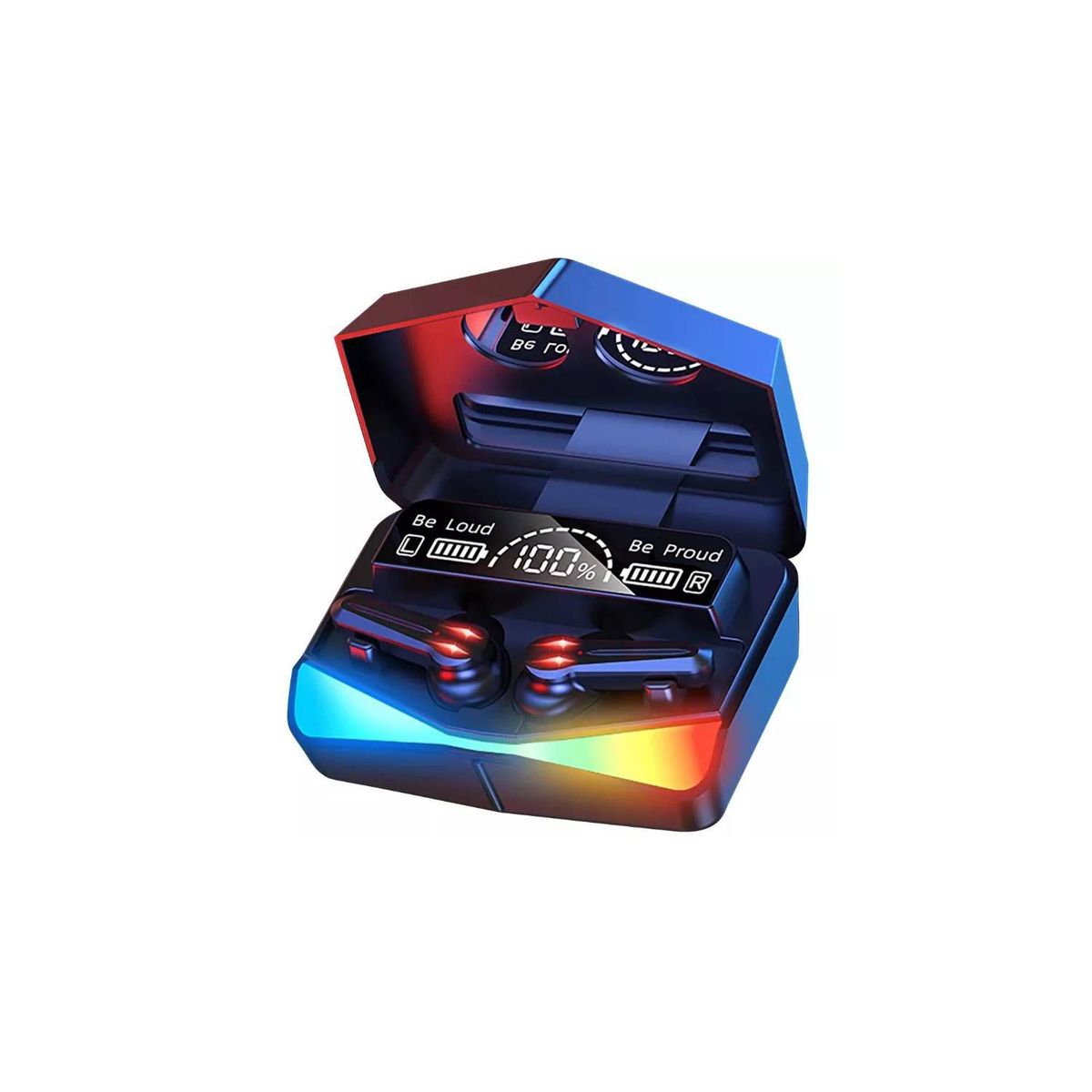 GENERICO - Audifono Gamer M28 3 en 1 Tws con Luz RGB Powerbank Bluetooth