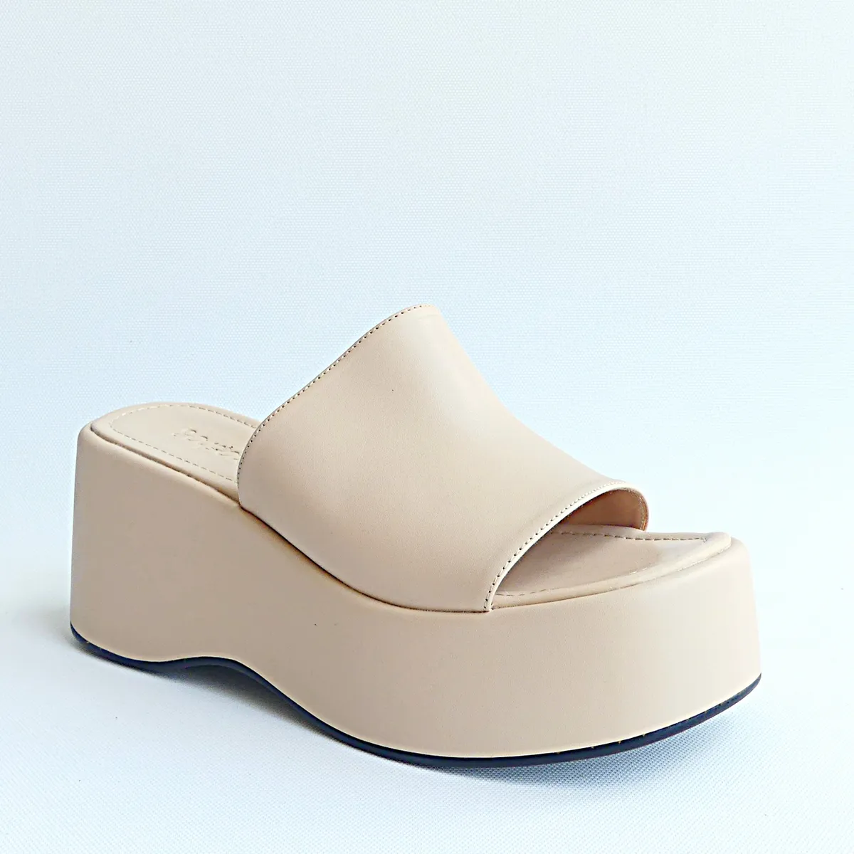 SAPATU - Sandalias Beige Mujer Plataforma Valeria