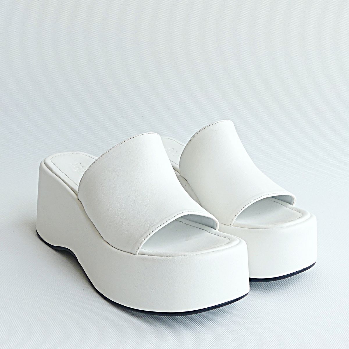 SAPATU - Sandalias Blancas Mujer Plataforma Valeria