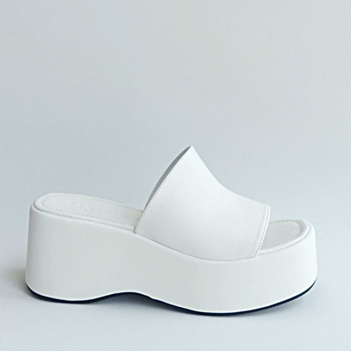 SAPATU - Sandalias Blancas Mujer Plataforma Valeria