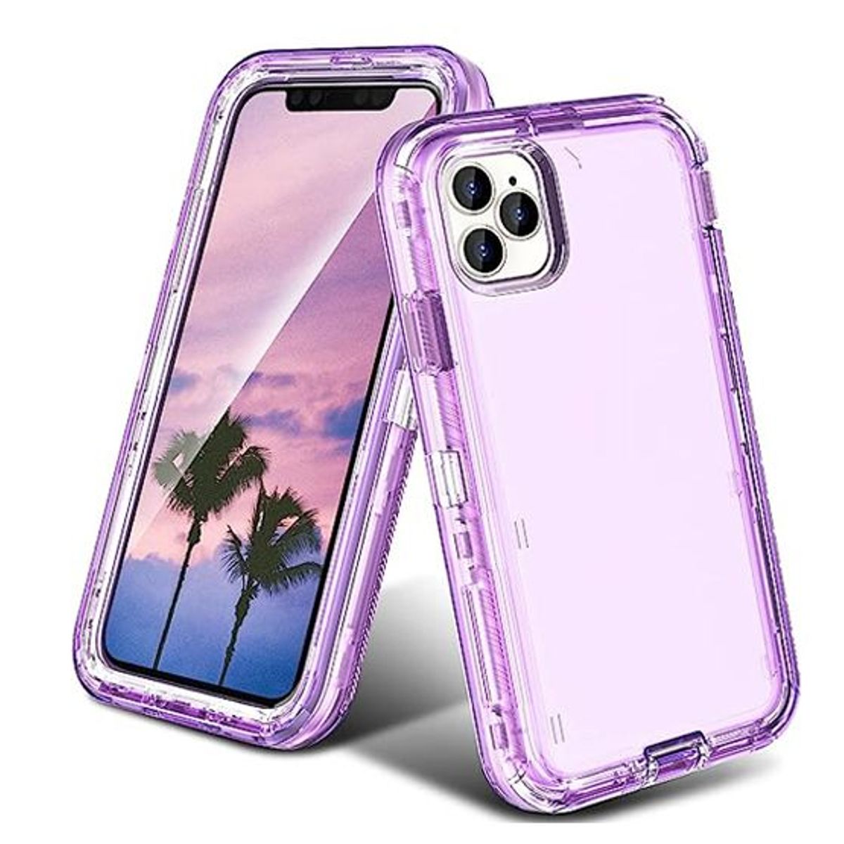 GENERICO - Case Adventure Drop Antishock Para Iphone 14 Pro Max - Lila