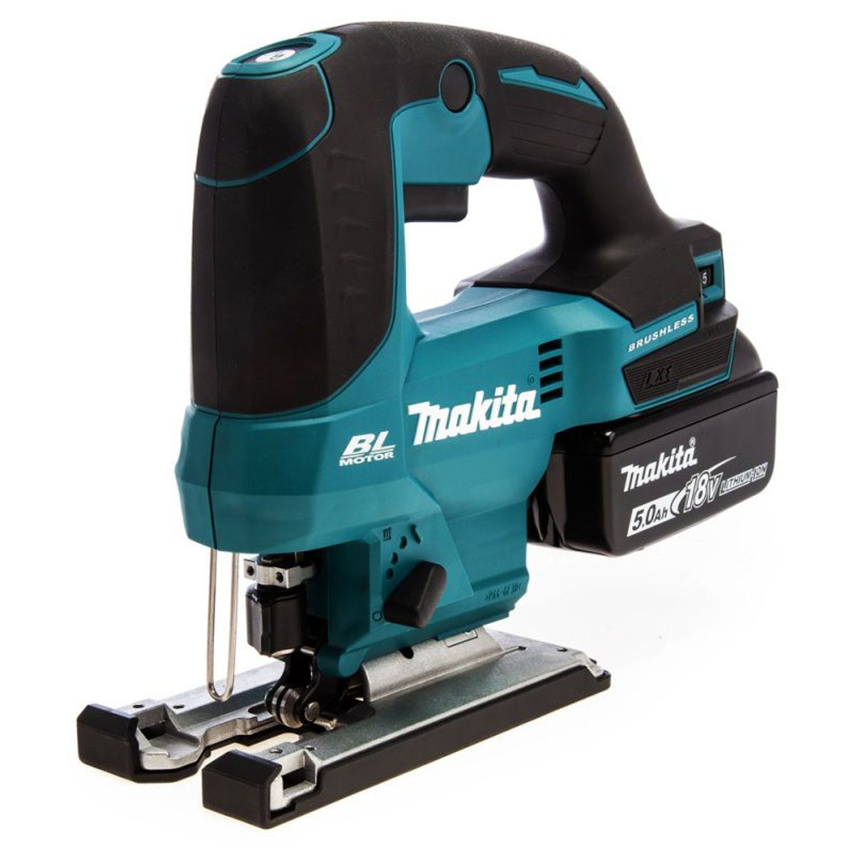 MAKITA - Sierra Caladora 18V LXT BL Inc 2 Bat y Carg + Makpac Makita DJV184RTJ