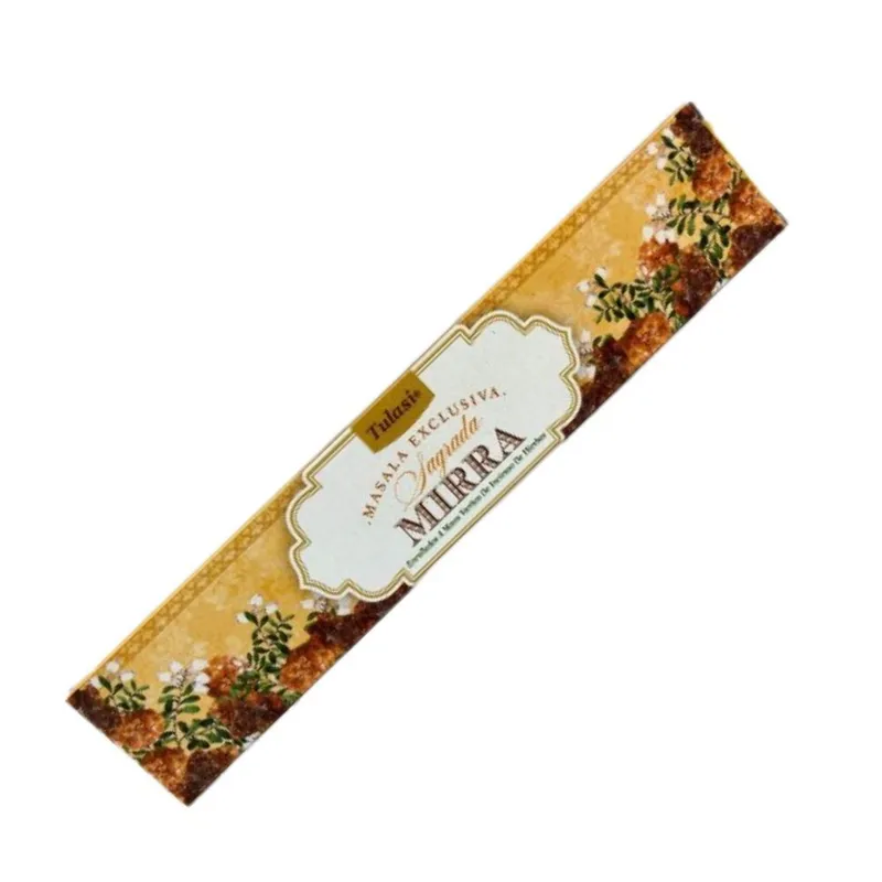GENERICO - Incienso Tulasi Mirra  Aroma Sagrado para Elevar tu Energía