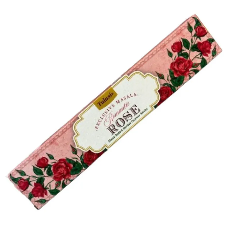 GENERICO - Incienso Tulasi Rosa Romántica  Armonía y Sensualidad