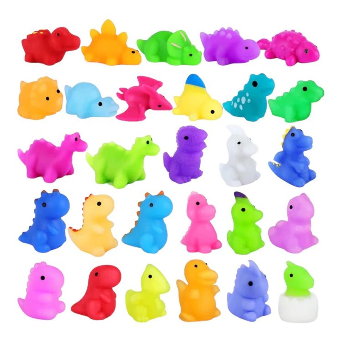 GENERICO - Pack x 15 Squishys Dinosaurios