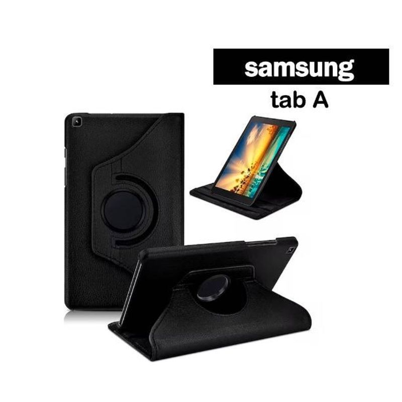 FUNDAANTIGOLPES - Funda Giratoria 360º para Samsung Galaxy Tab A8 - Negro