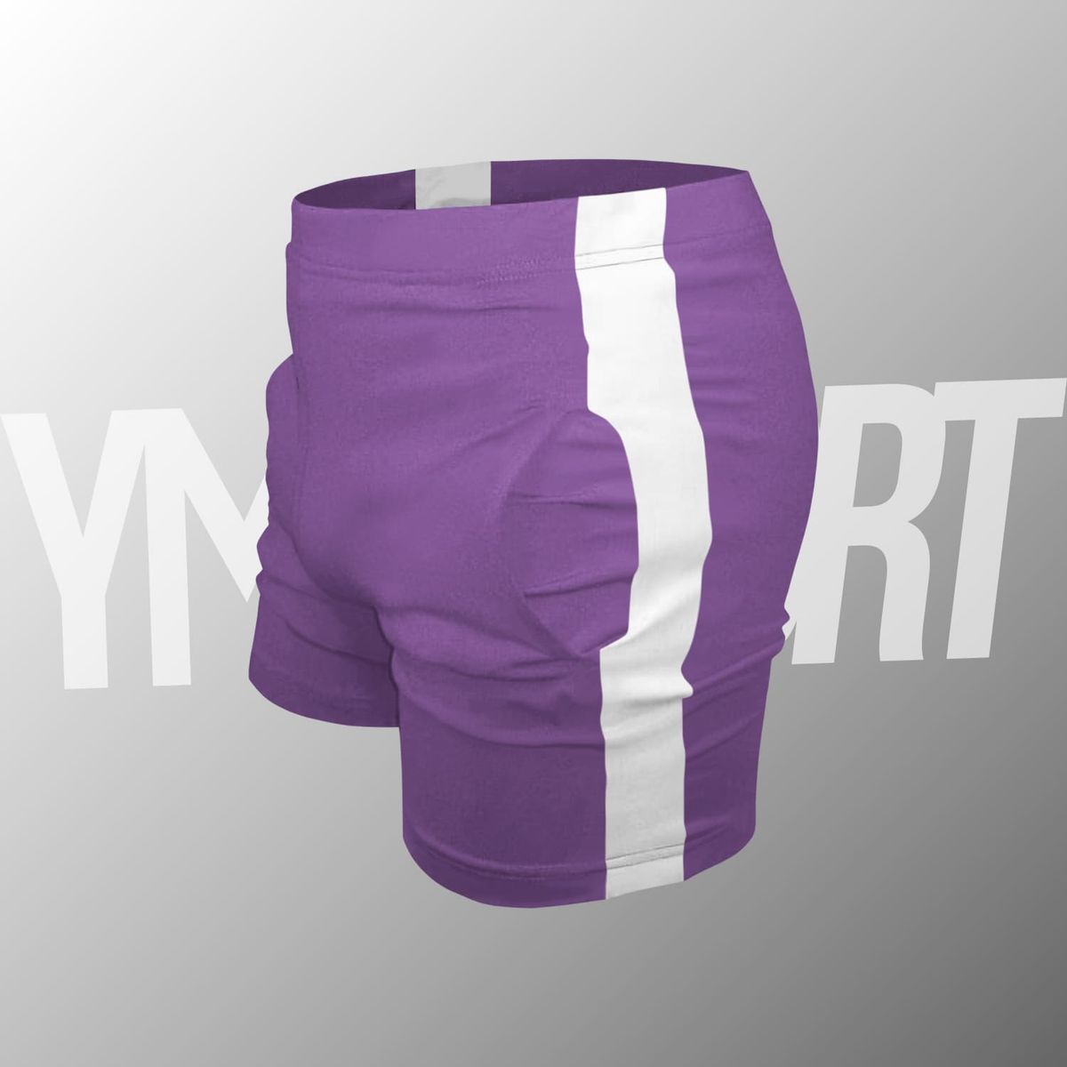 YML SPORT - Short de Entrenamiento Hombre - Short GYM Morado - YML SPORT