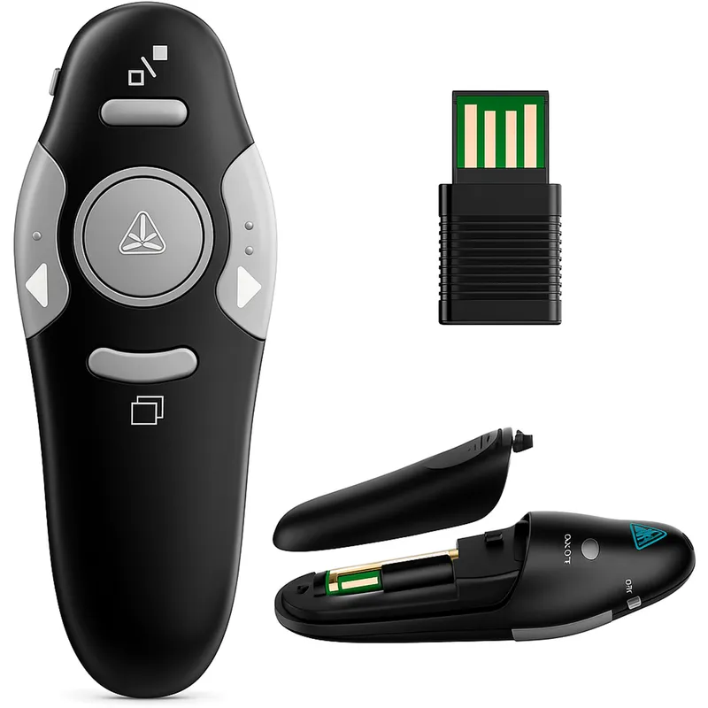 GENERICO - Presentador Inalámbrico Con Puntero Láser para Exposiciones