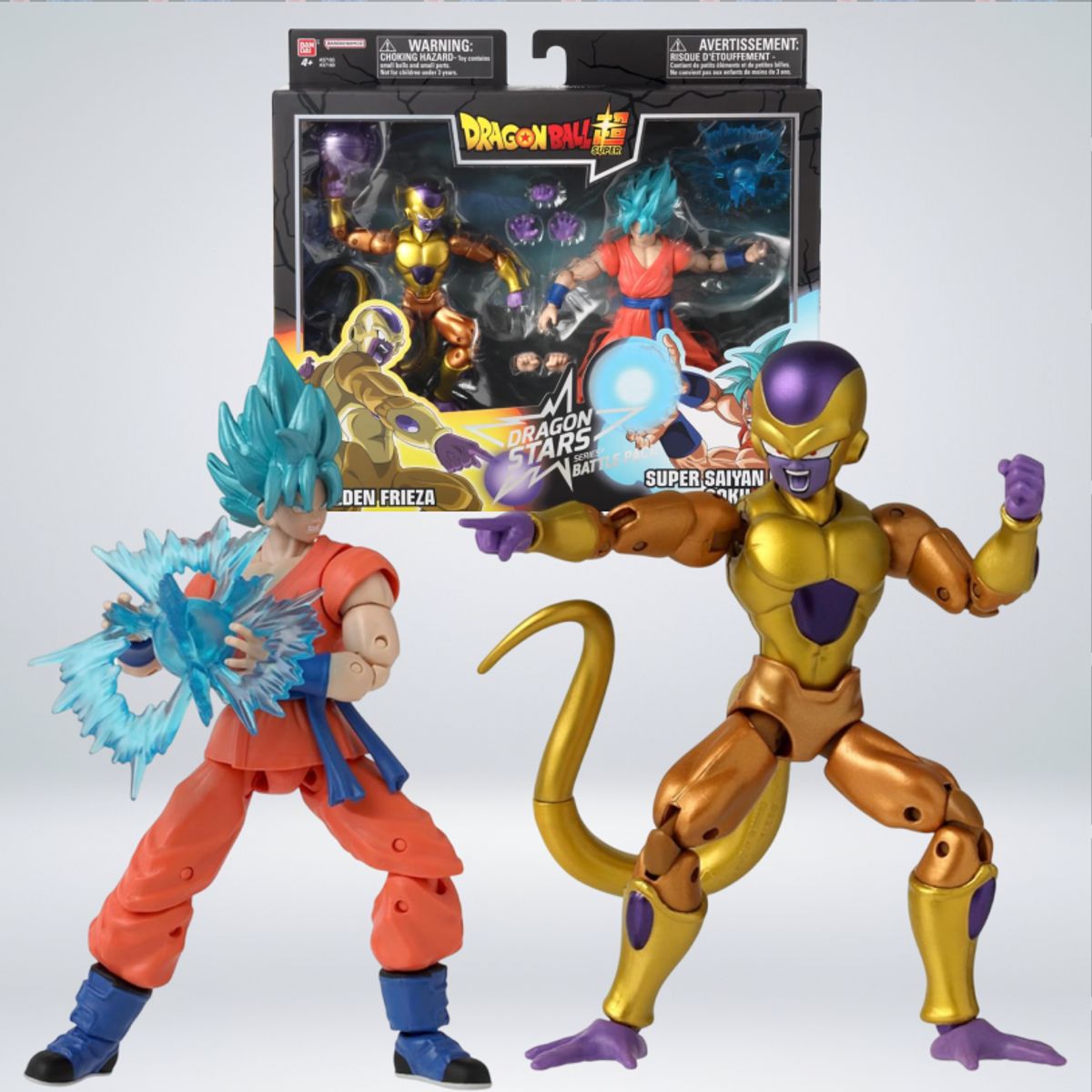 BANDAI NAMCO - FIGURA DRAGON STAR GOKU SUPER SAIYAN BLUE VS GOLDEN FREEZER