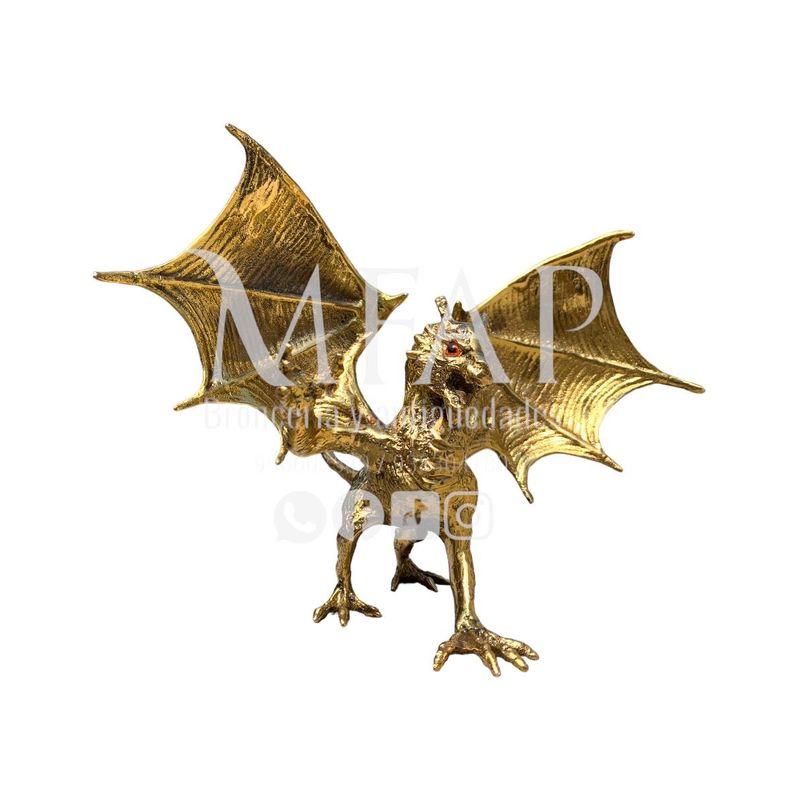 MFAP BRONCERIA Y ANTIGUEDADES - Dragon Draco en bronce
