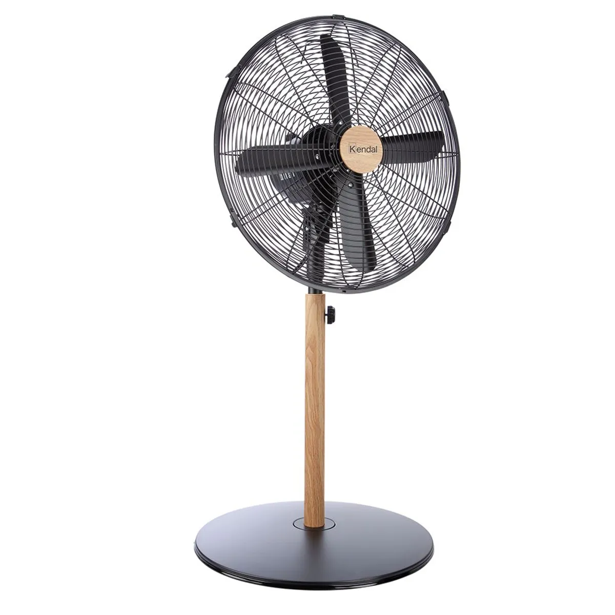 KENDAL - Ventilador de Pedestal 16 Pulgadas KZF-1616 Metal Madera.
