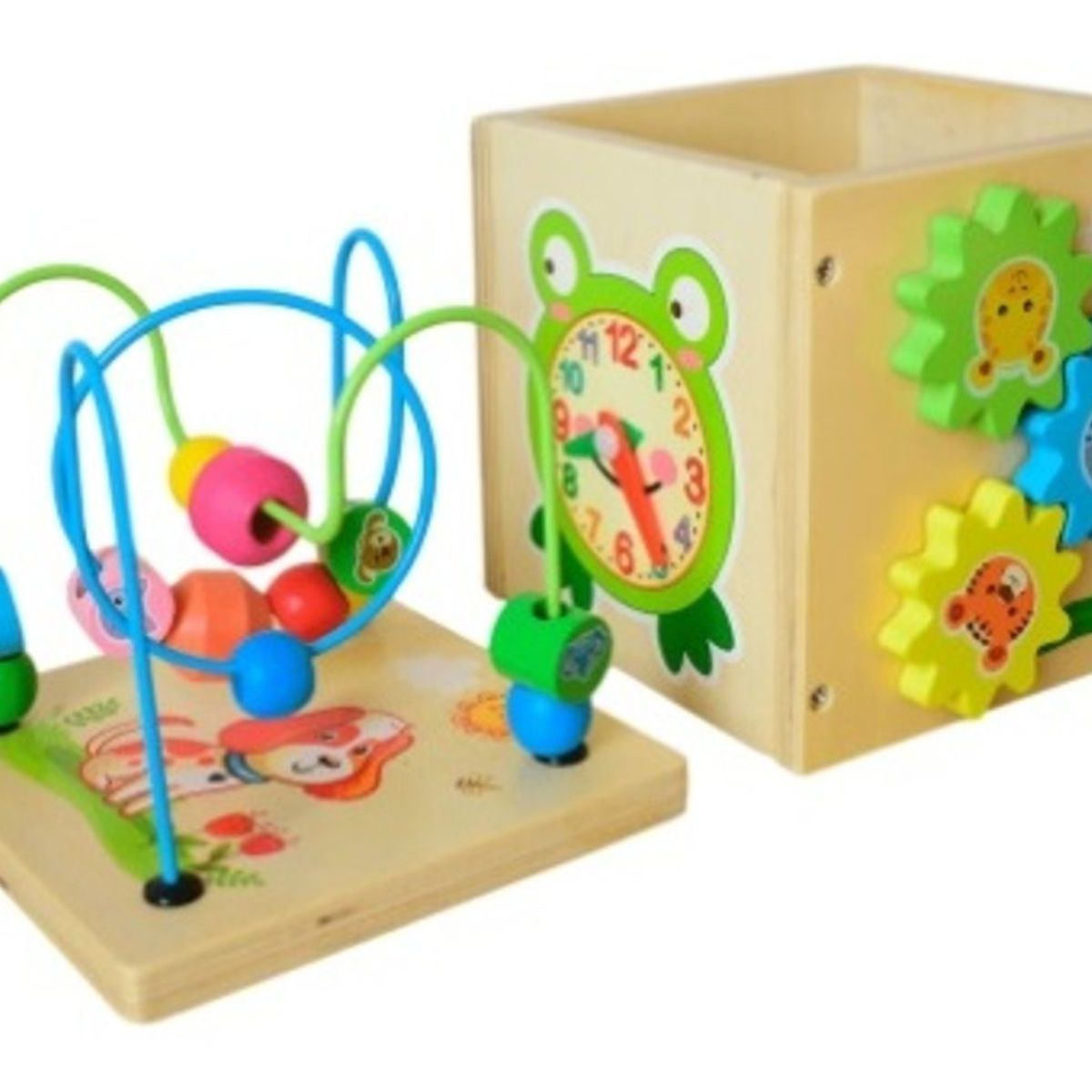 GENERICO - Cubo con Circuito de Madera