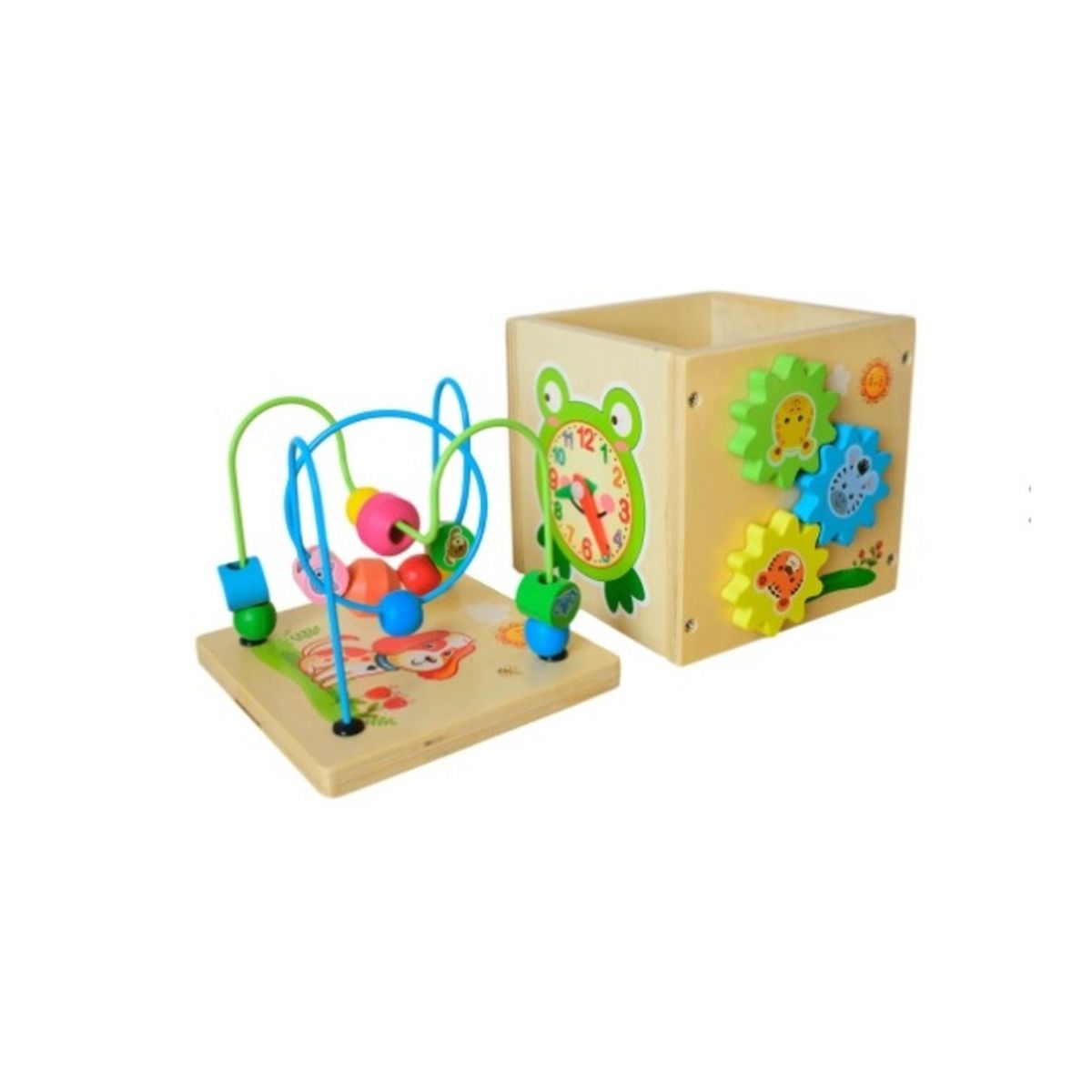 GENERICO - Cubo con Circuito de Madera