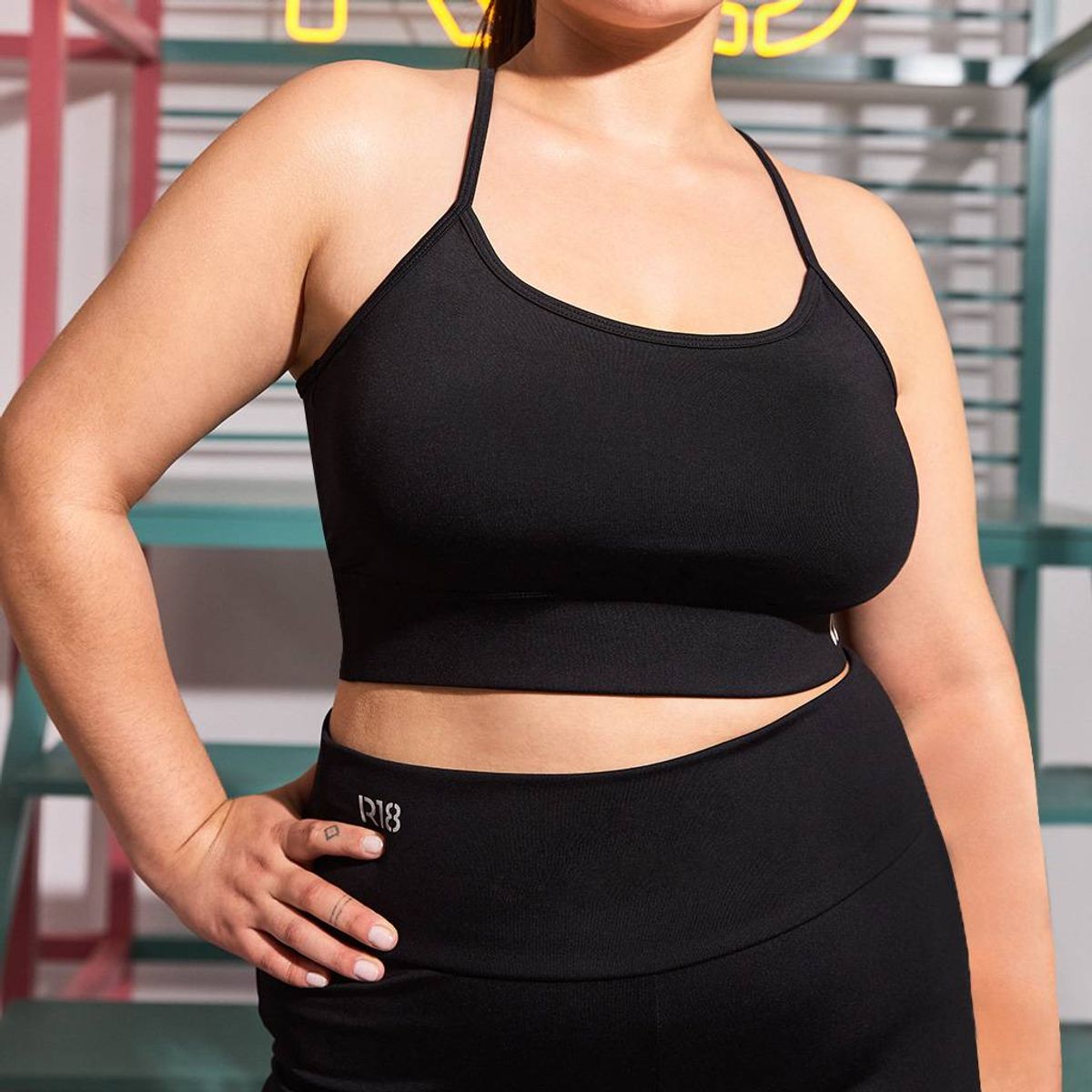 R18 - Top Deportivo R18 Mujeres R18-Nc001 Dynamic Strips Suplex