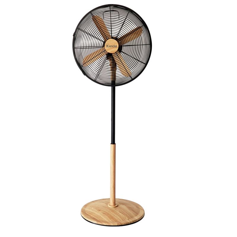 KENDAL - Ventilador Pedestal 16 Pulgadas KZF-1616F Madera EXCLUSIVO.