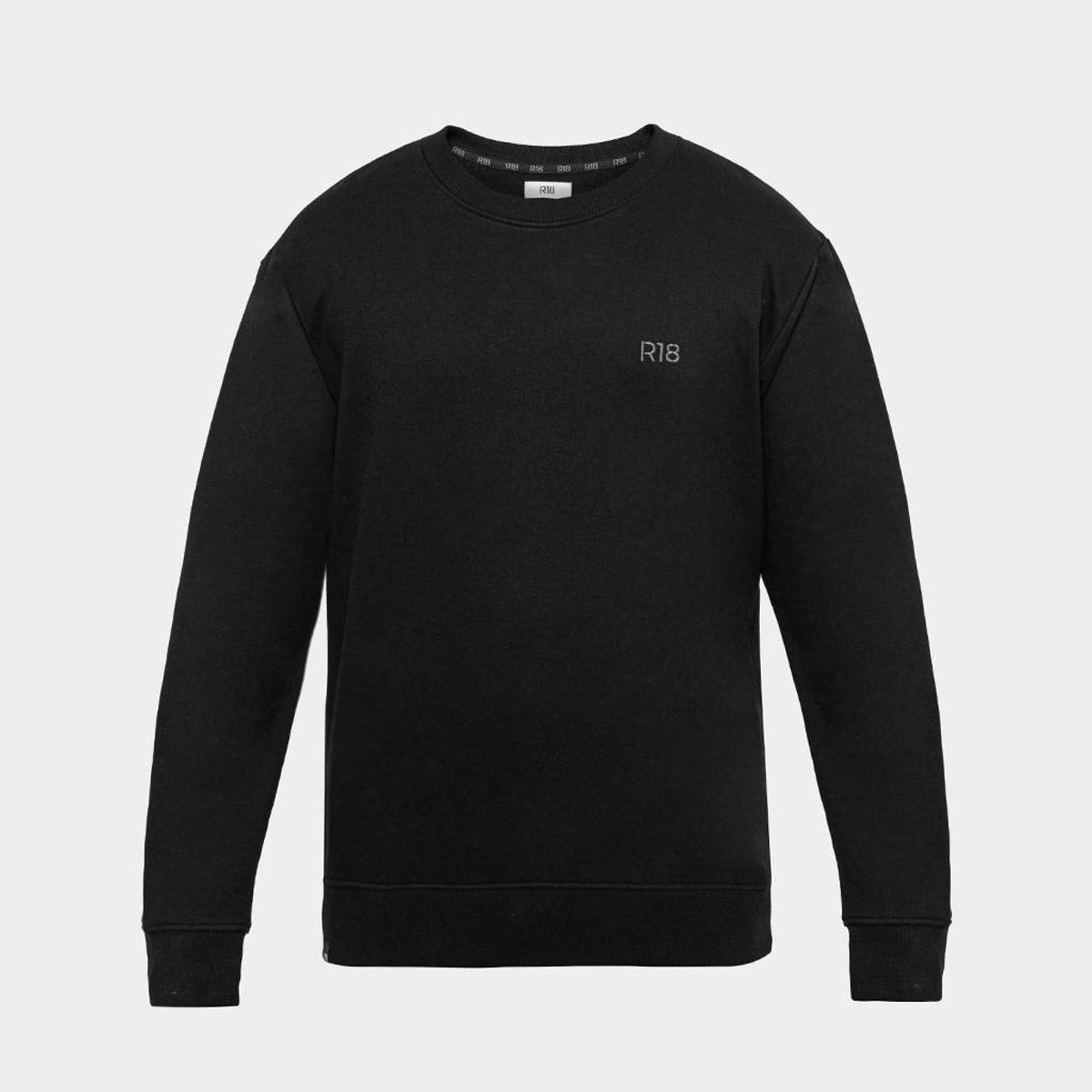 R18 - POLERAS HOMBRE  R18-NC015 URBAN CREW NECK NEGRO
