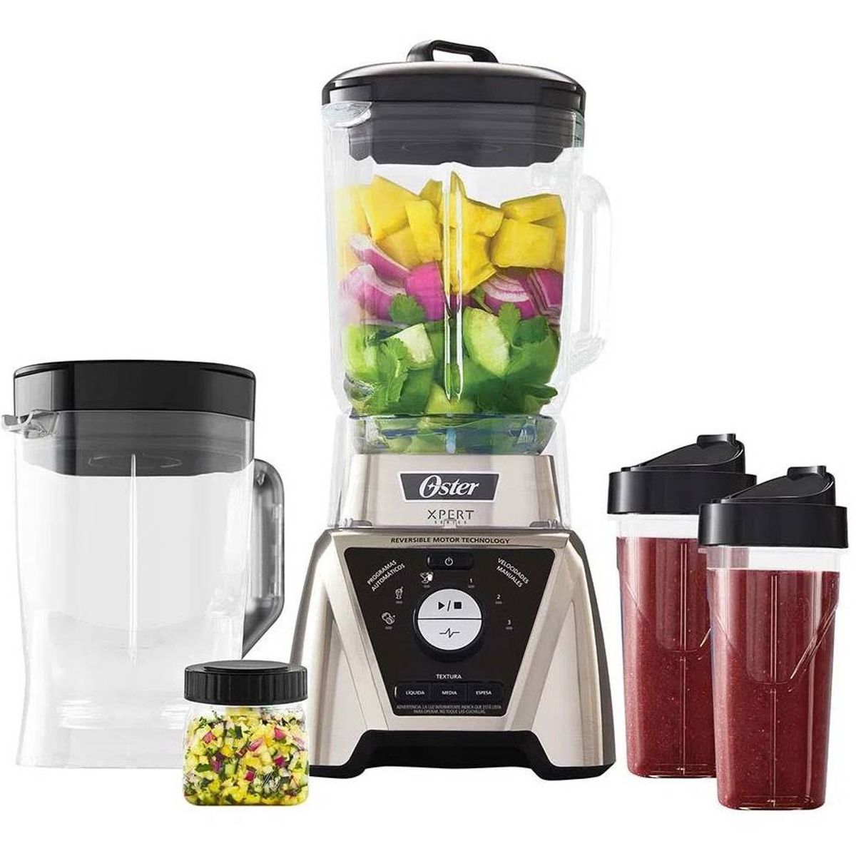OSTER - Licuadora Xpert Oster + Accesorios con control textura BLST3B CAG 053