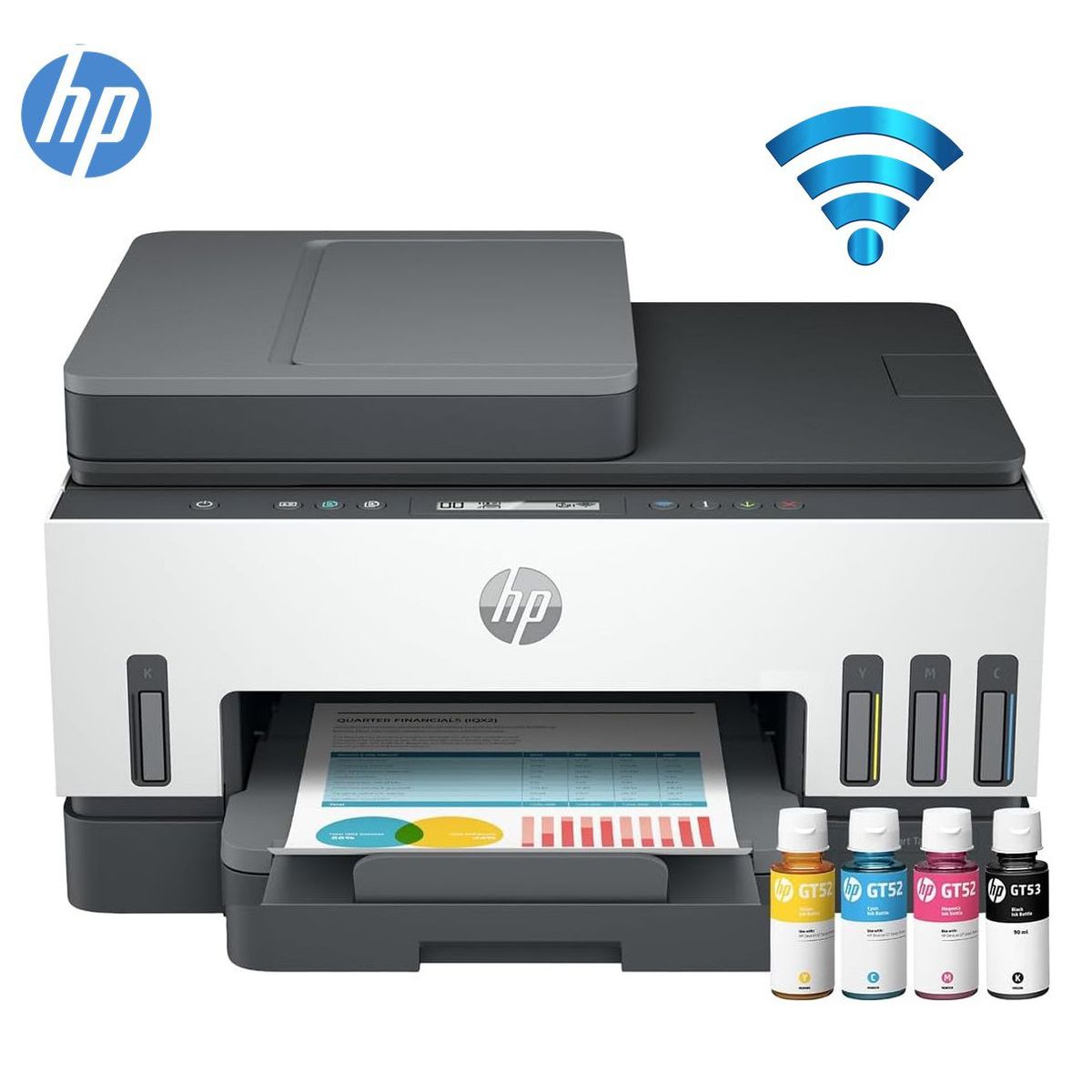 HP - IMPRESORA HP SMART TANK 750 MULTIFUNCIONAL WIFI/BT/LAN 6UU47A