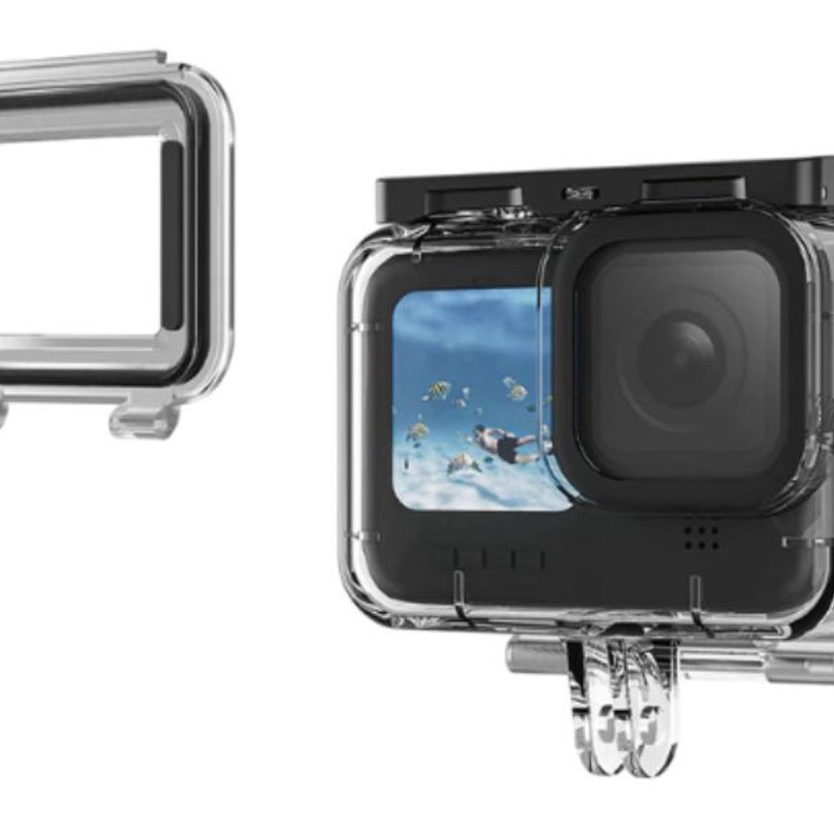 TELESIN - Case acuático para cámara Gopro hero 12 11 10 9 TELESIN