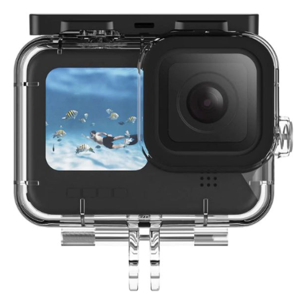 TELESIN - Case acuático para cámara Gopro hero 12 11 10 9 TELESIN