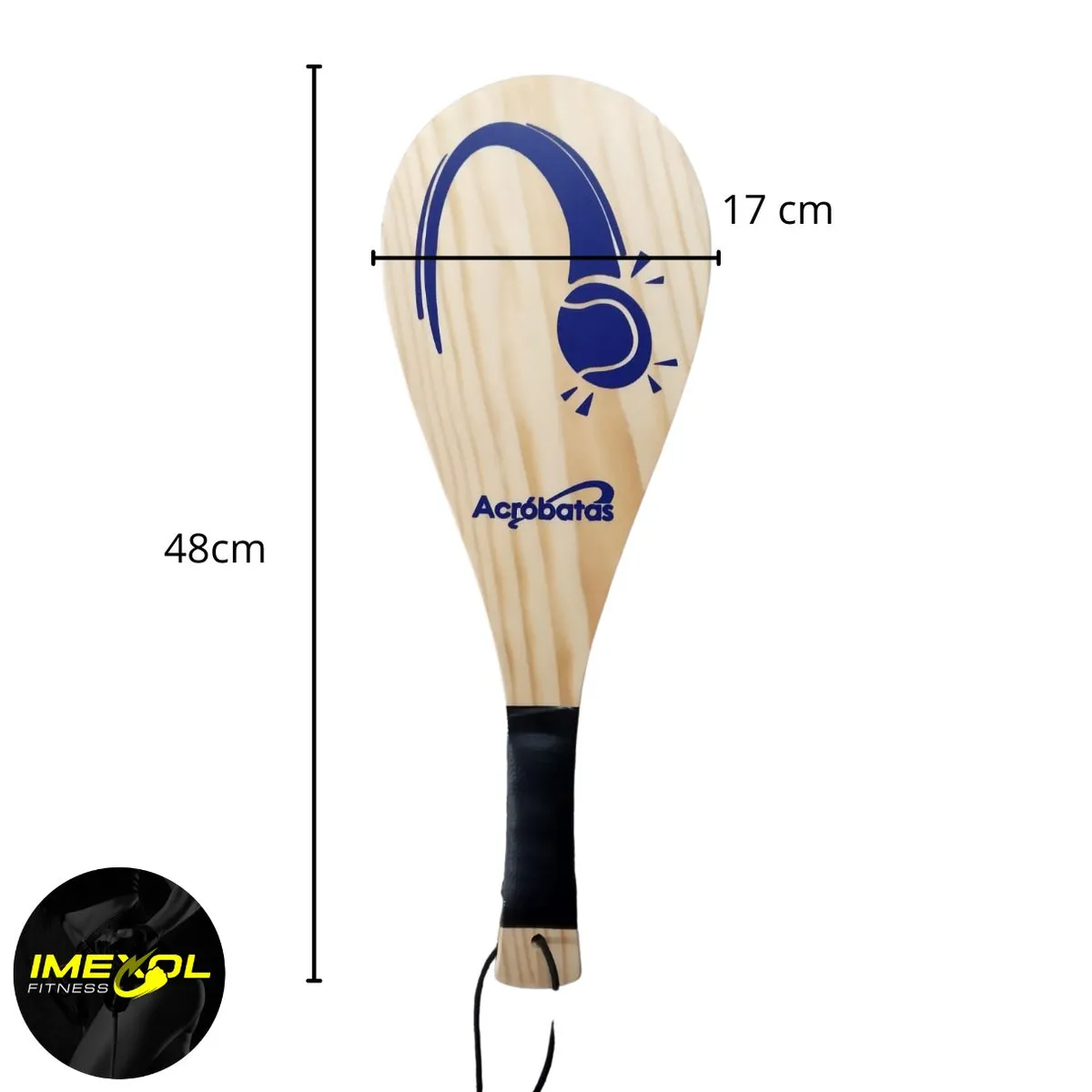 GENERICO - Raquetas Frontón Liviana reforzada aluminio 1 pelota frontón