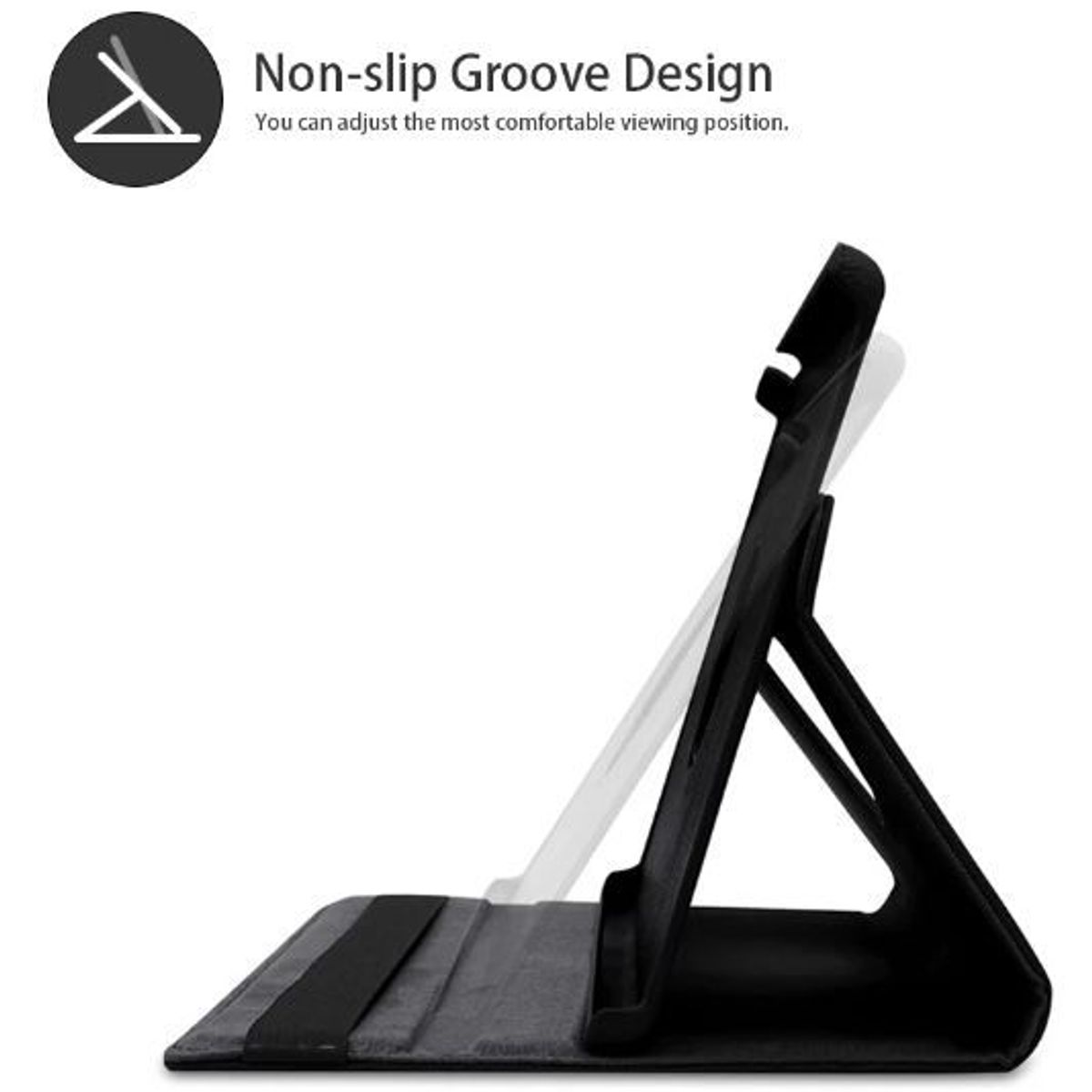 FUNDAANTIGOLPES - Funda Giratoria 360° para Lenovo Tab M10 HD - Negro