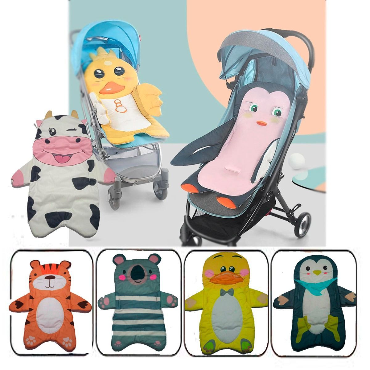 GENERICO - Asiento Cochecito Animalitos