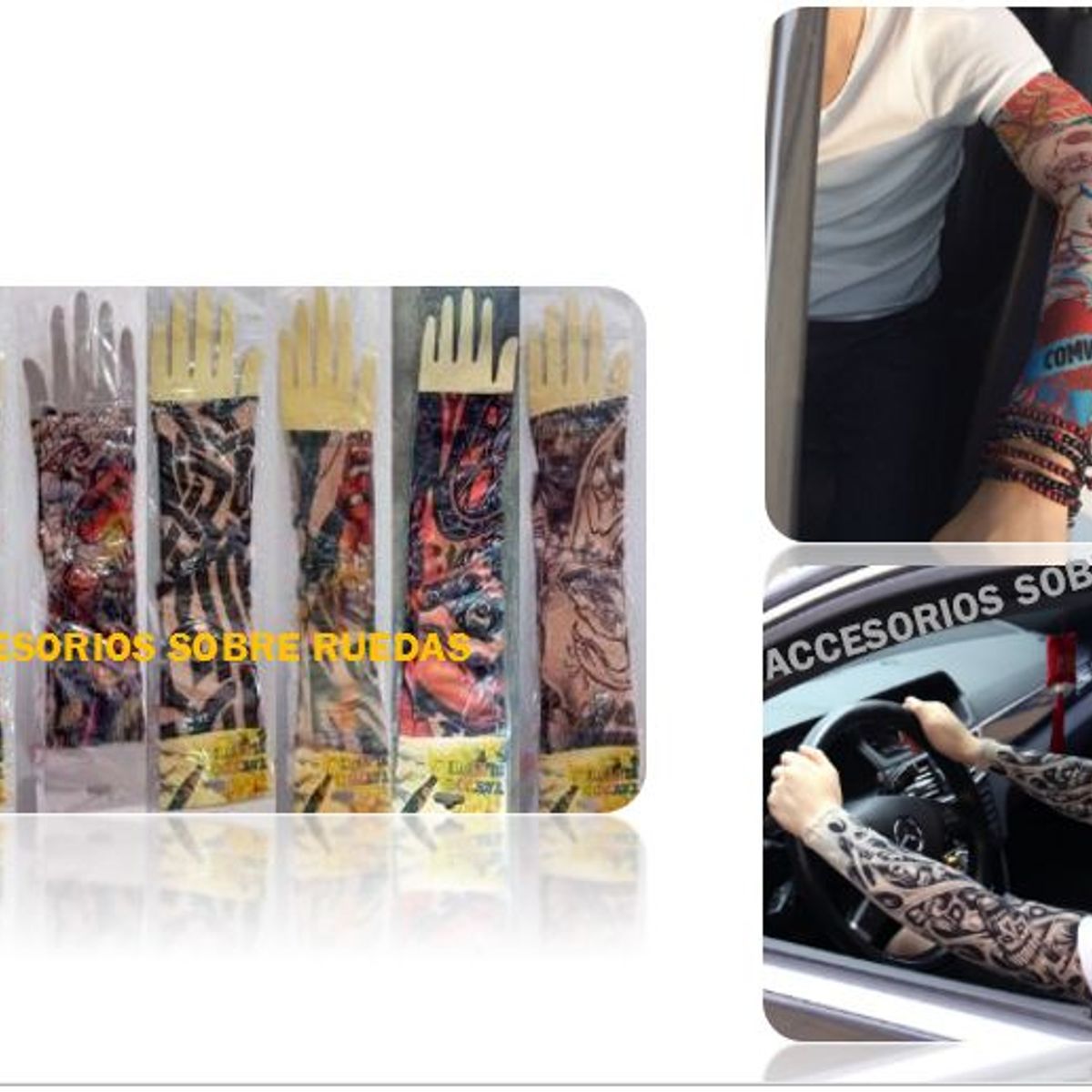 GENERICO - MANGA TATUAJE PARA CONDUCTORES