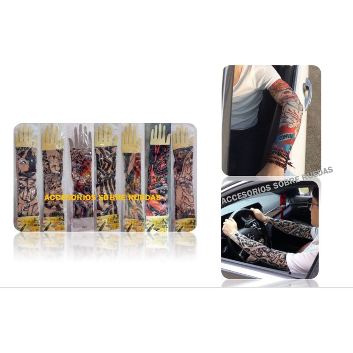 GENERICO - MANGA TATUAJE PARA CONDUCTORES