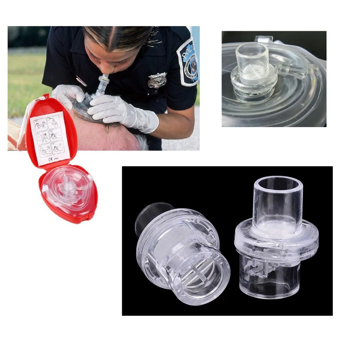 GENERICO - Repuesto boquilla para  RCP POCKET MASK primeros auxilios