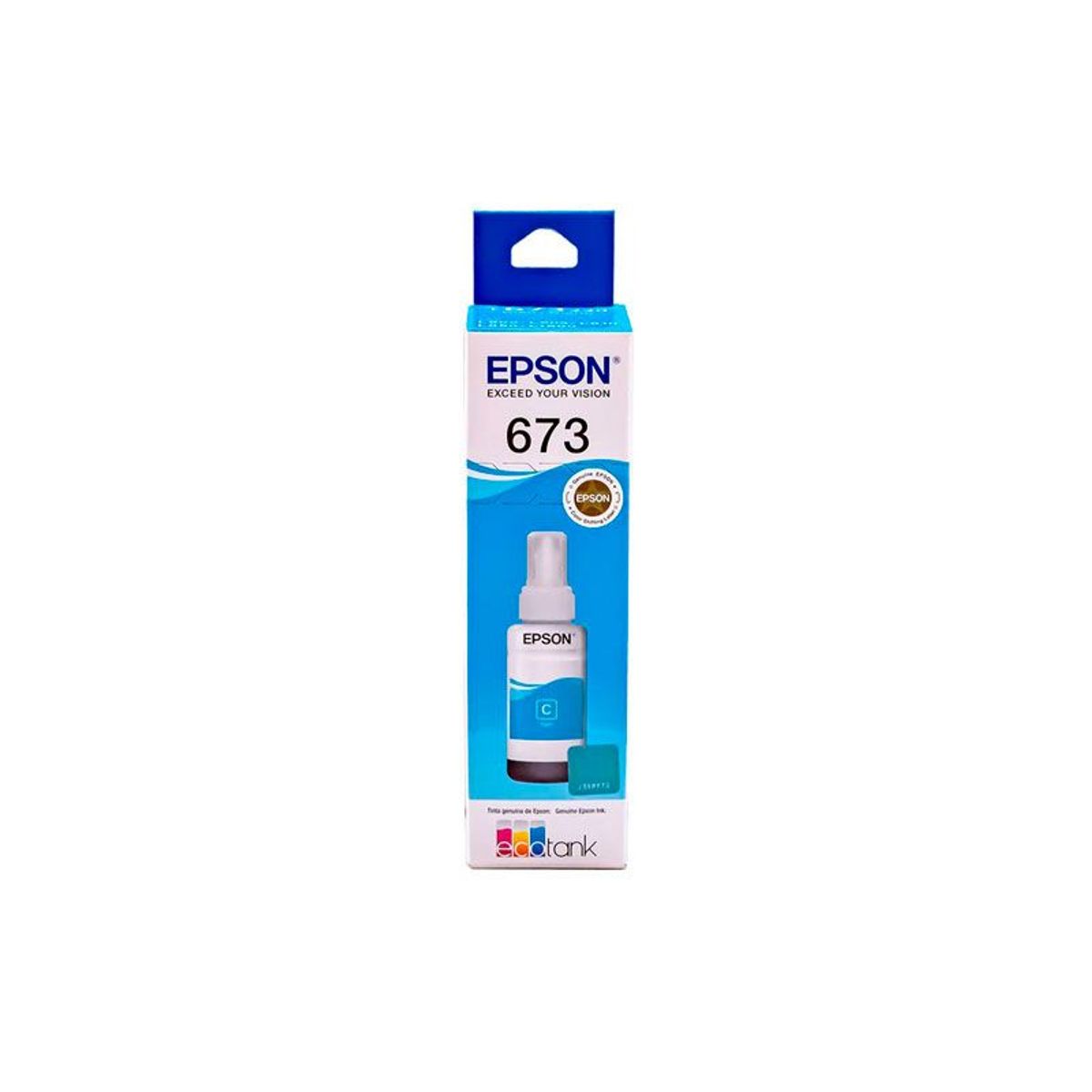 EPSON - Botella de Tinta EPSON T673 Cian