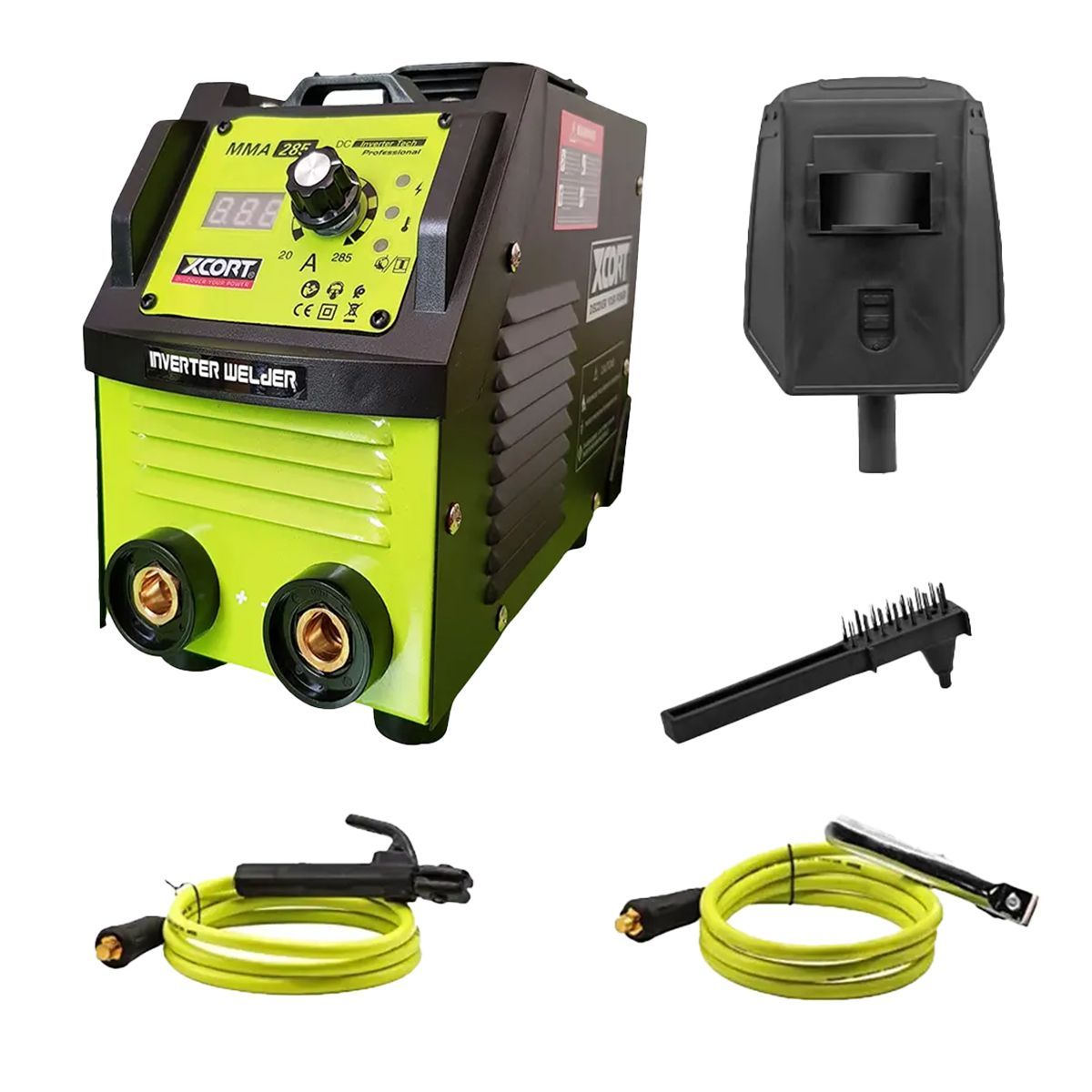 XCORT - Máquina de Soldar Inverter XCORT MMa-285 Soldadora Inversora 20-285 A