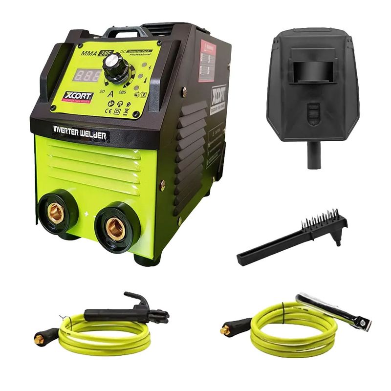 XCORT - Máquina de Soldar Inverter XCORT MMA-285 Soldadora Inversora 20-285 A