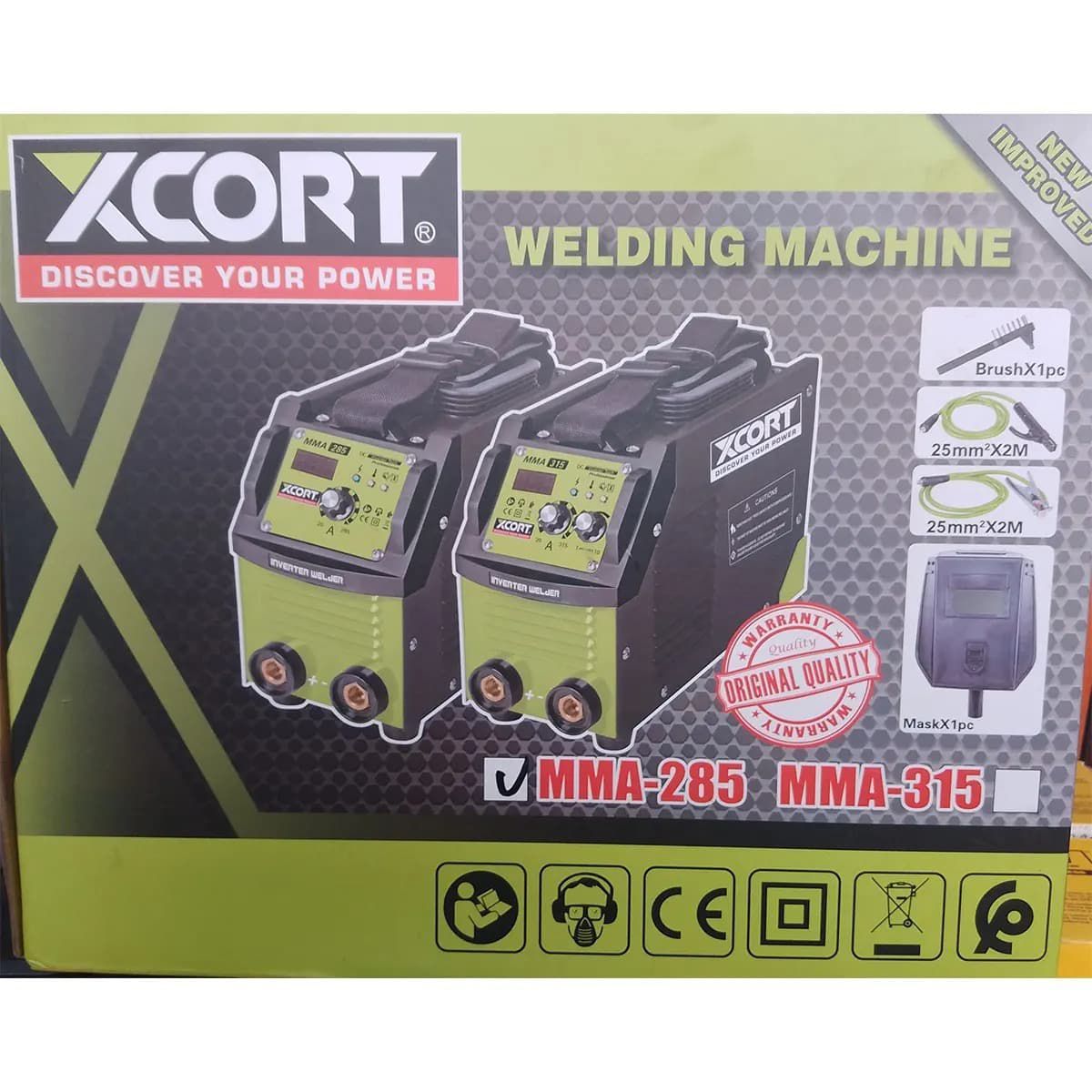 XCORT - Máquina de Soldar Inverter XCORT MMa-285 Soldadora Inversora 20-285 A