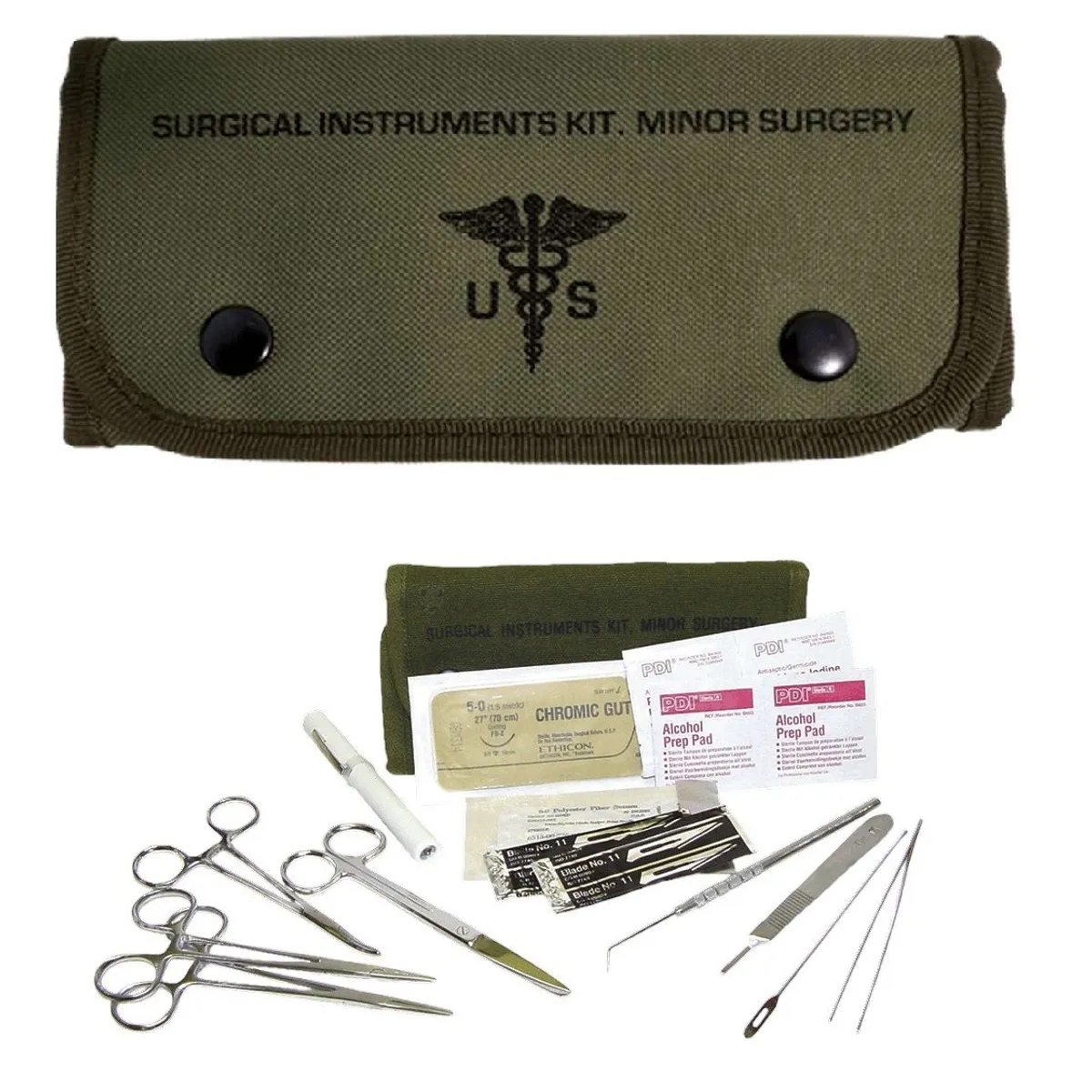 GENERICO - KIT DE CIRUGIA MENOR INSTRUMENTOS QUIRURJICOS IFAK