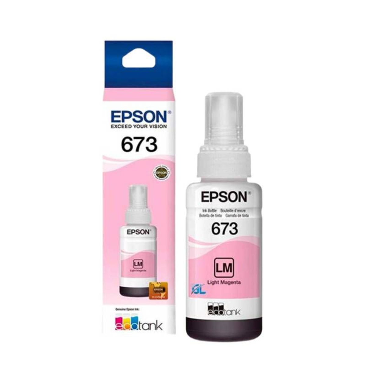EPSON - Botella de Tinta EPSON T673 Magenta Light