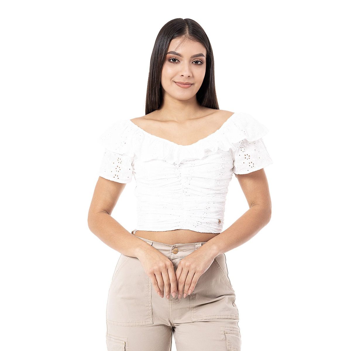 PIONIER - Blusas Moda Brodery Mujer Vera