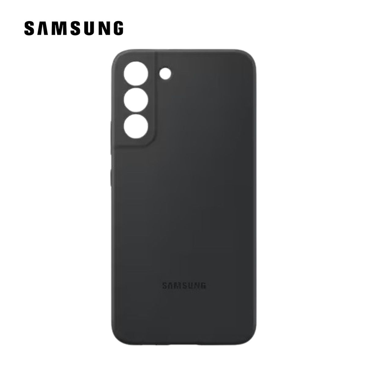 SAMSUNG - Case Samsung SiliconeCover PS906 Para Smartphone Galaxy S22 Plus Negro