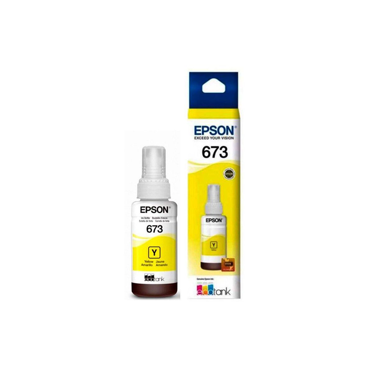 EPSON - Botella de Tinta EPSON T673 Yellow